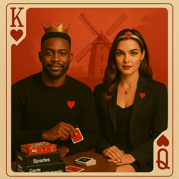 Singles playing card games